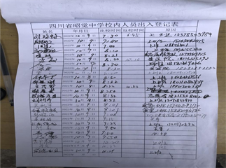 四川省昭觉中学保卫科简报第5期